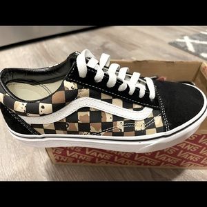 Vans unique checker board shoes